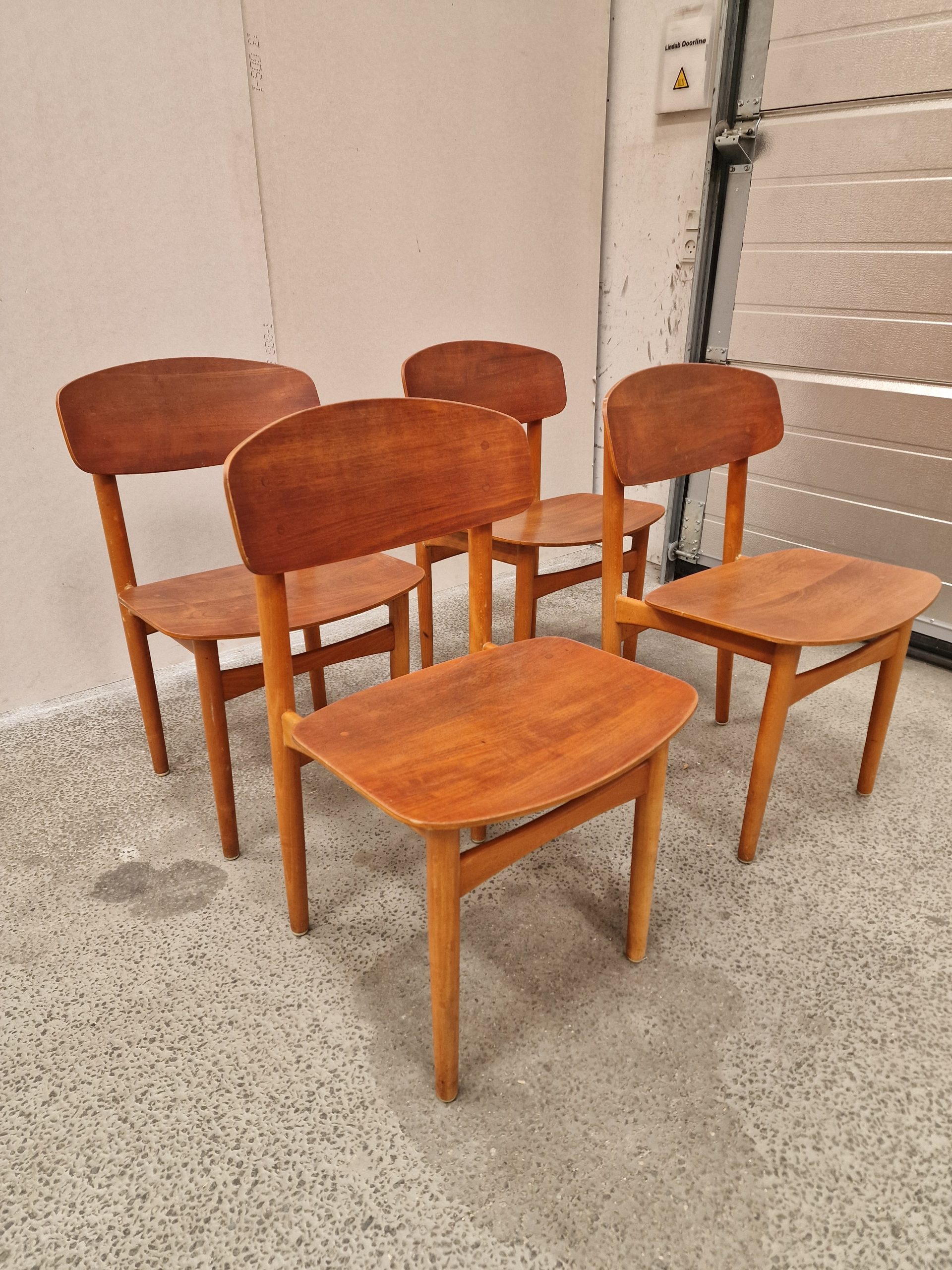 Børge Mogensen model 122, teak, 4 stk