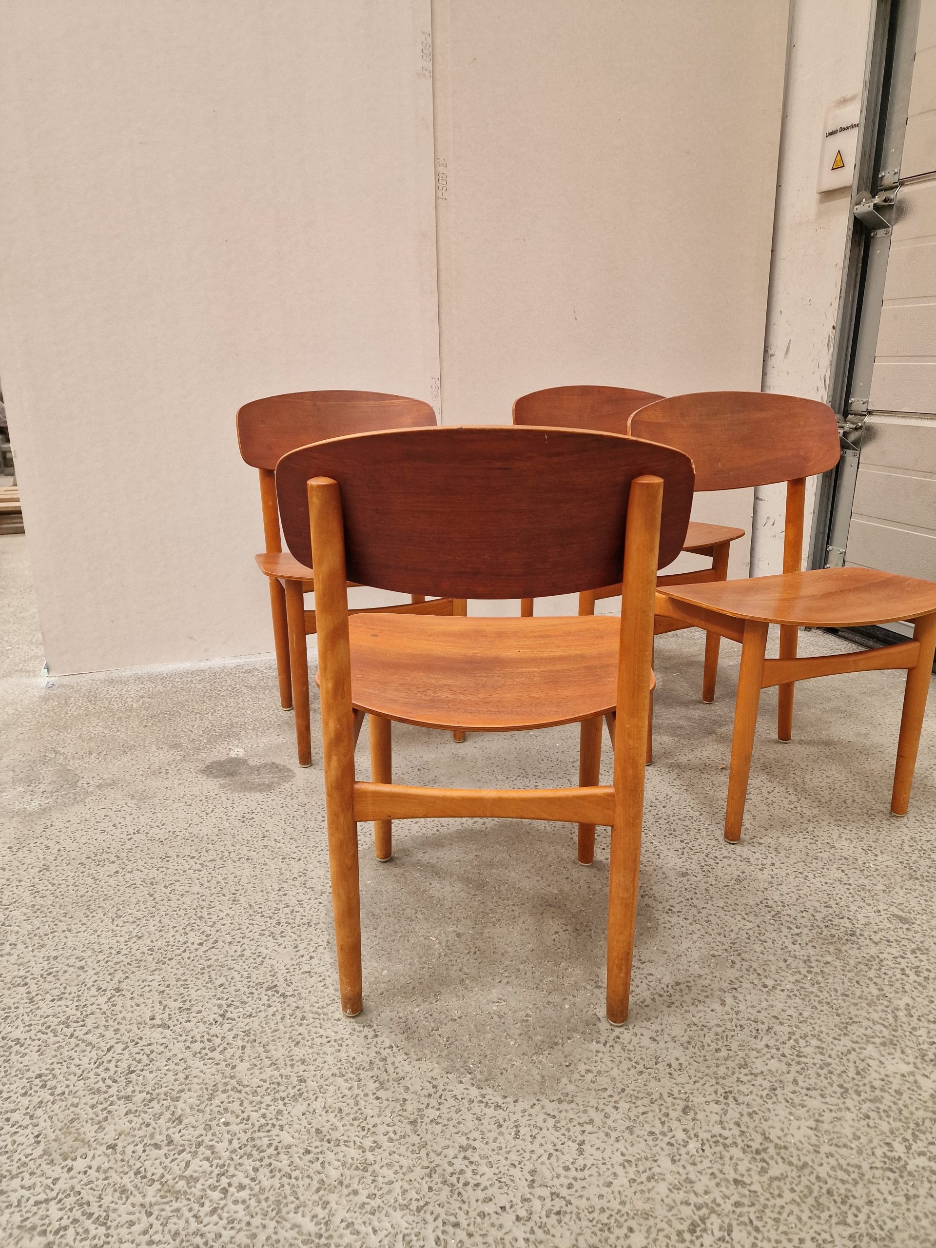 Børge Mogensen model 122, teak, 4 stk