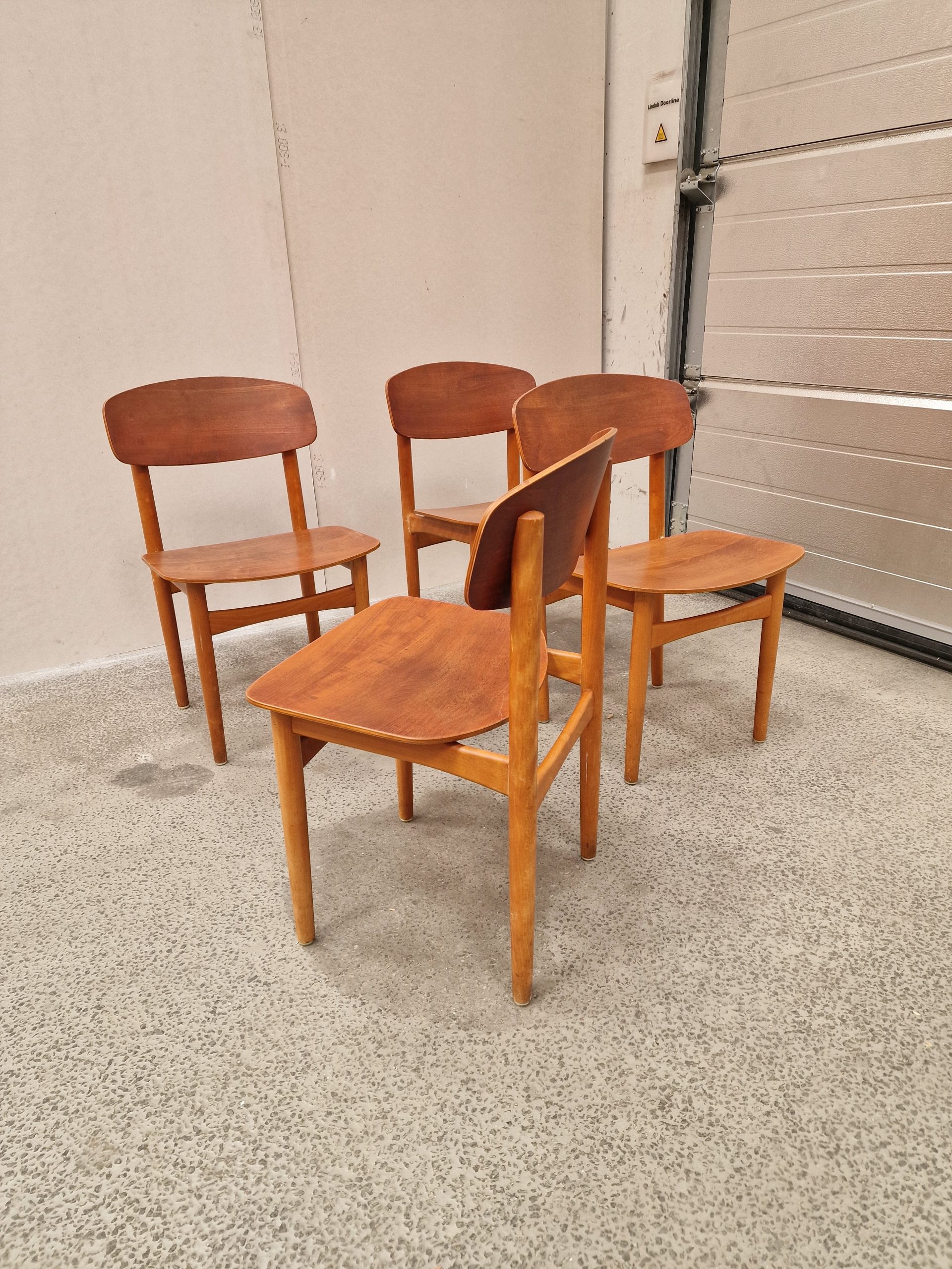 Børge Mogensen model 122, teak, 4 stk