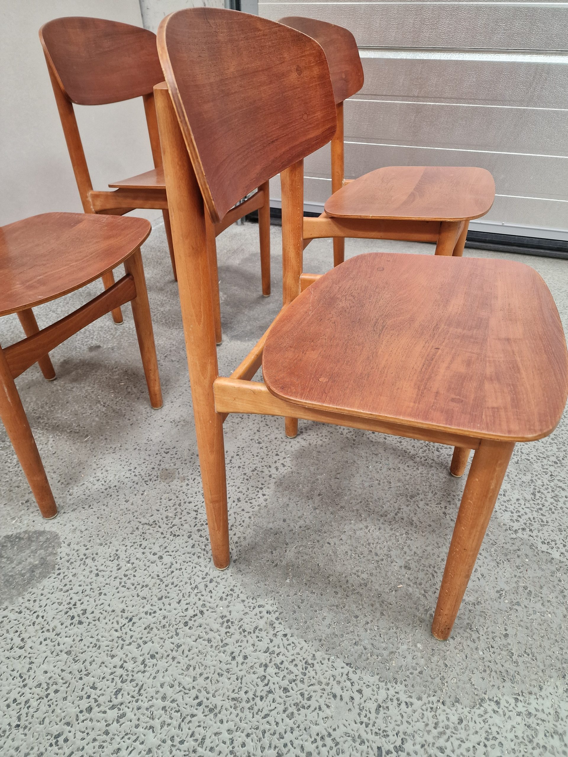 Børge Mogensen model 122, teak, 4 stk