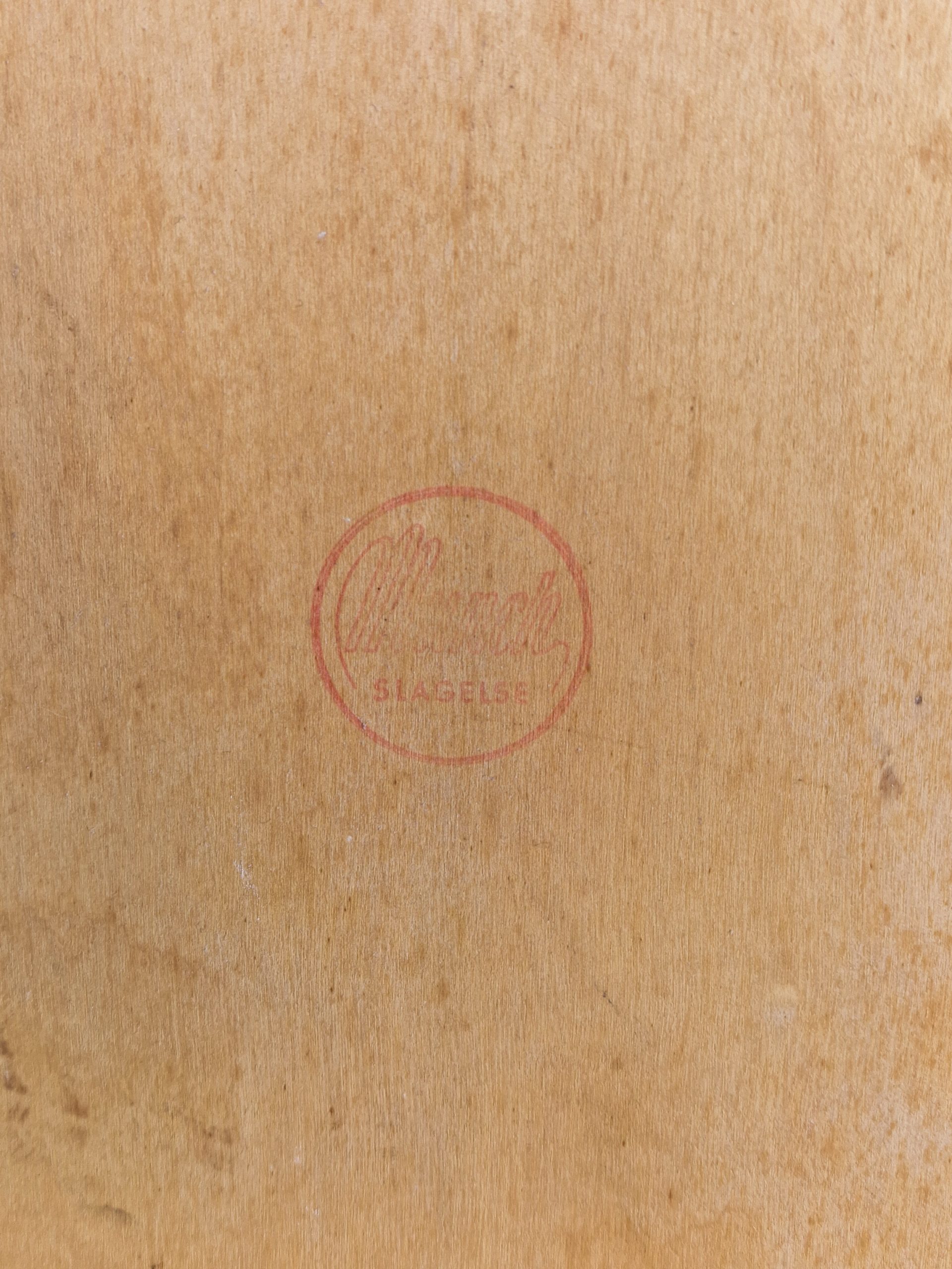 Kommode med seks skuffer, teak