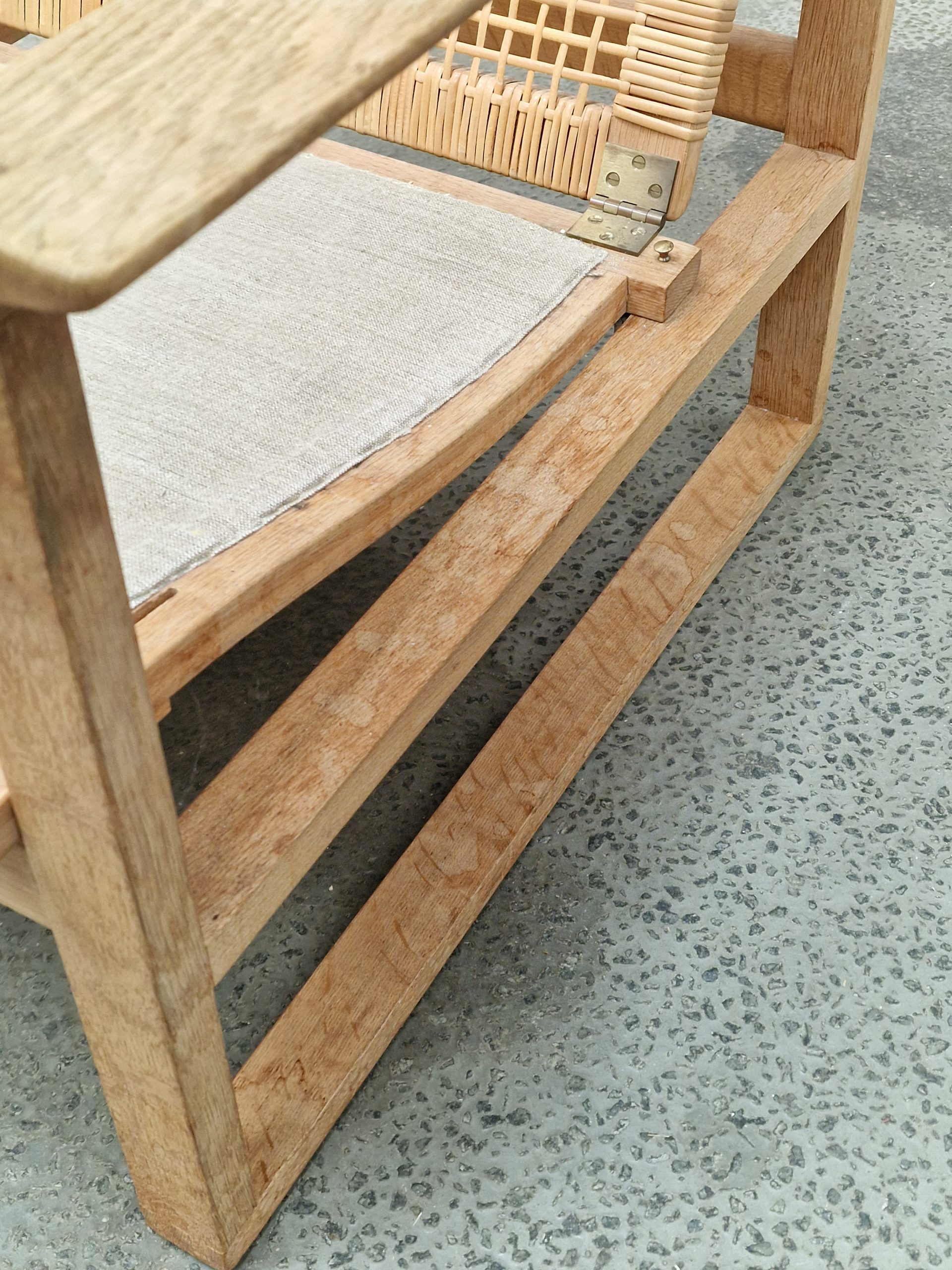 Børge Mogensen Slædestol egetræ og flet