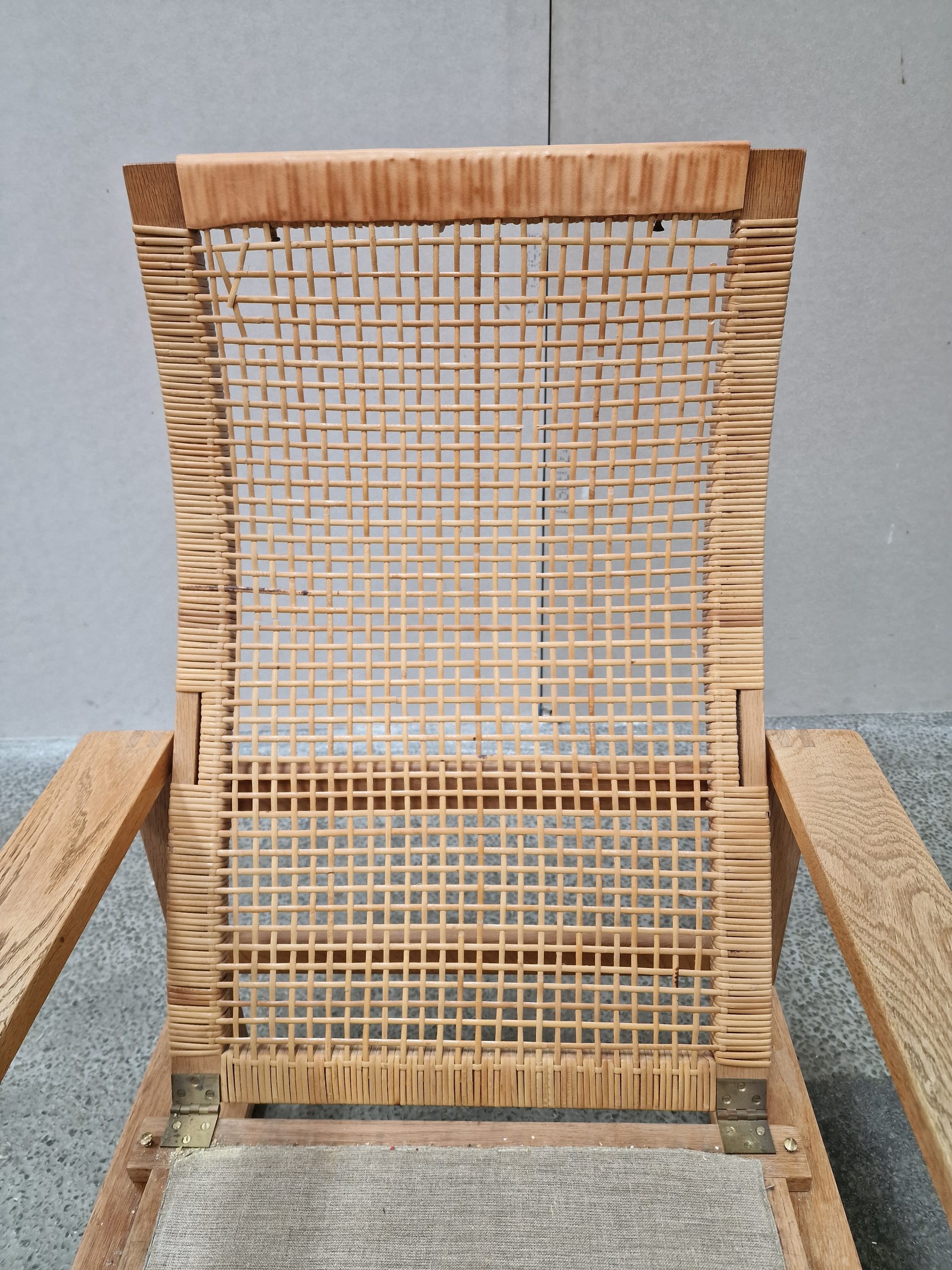 Børge Mogensen Slædestol egetræ og flet