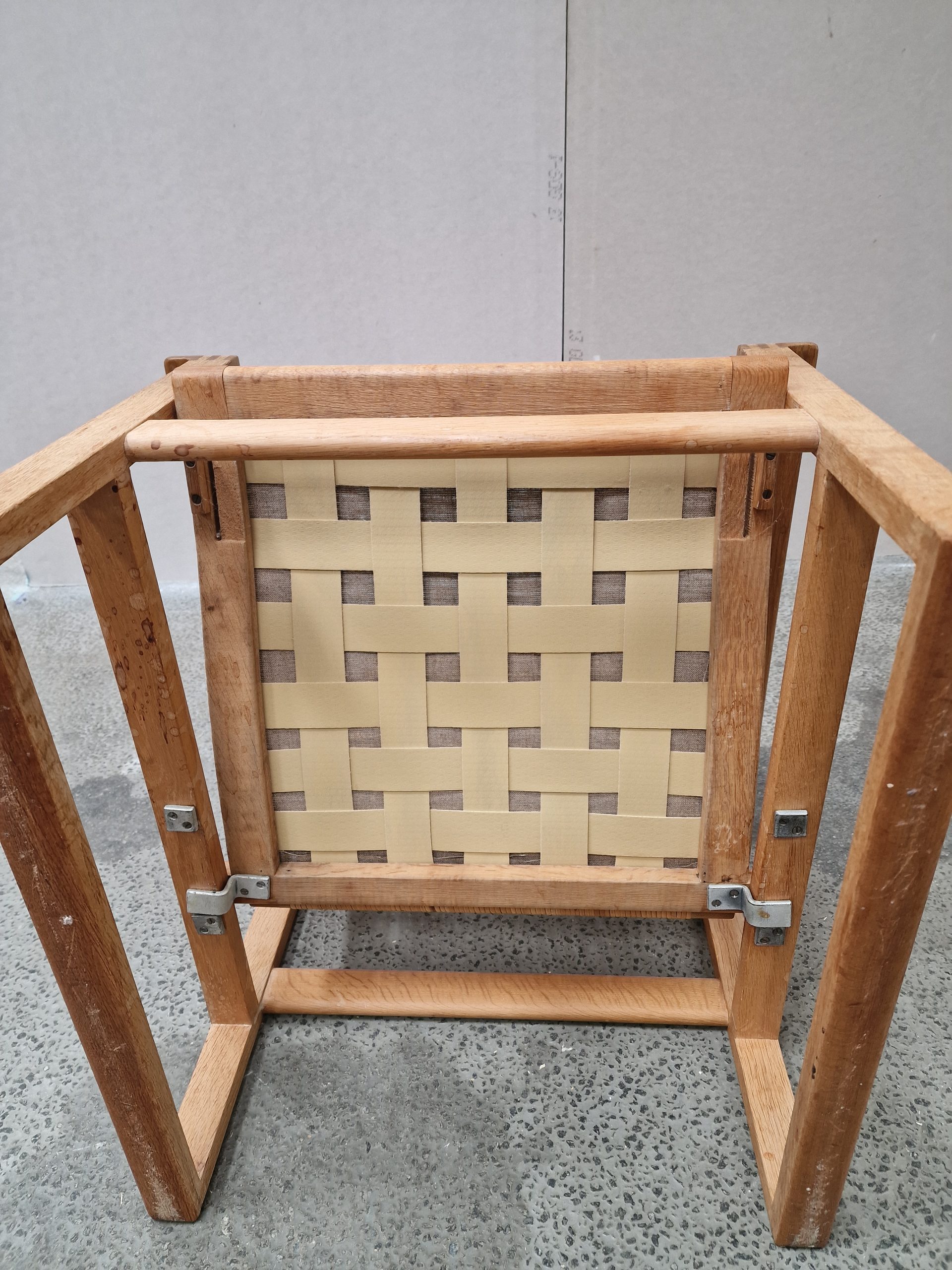 Børge Mogensen Slædestol egetræ og flet