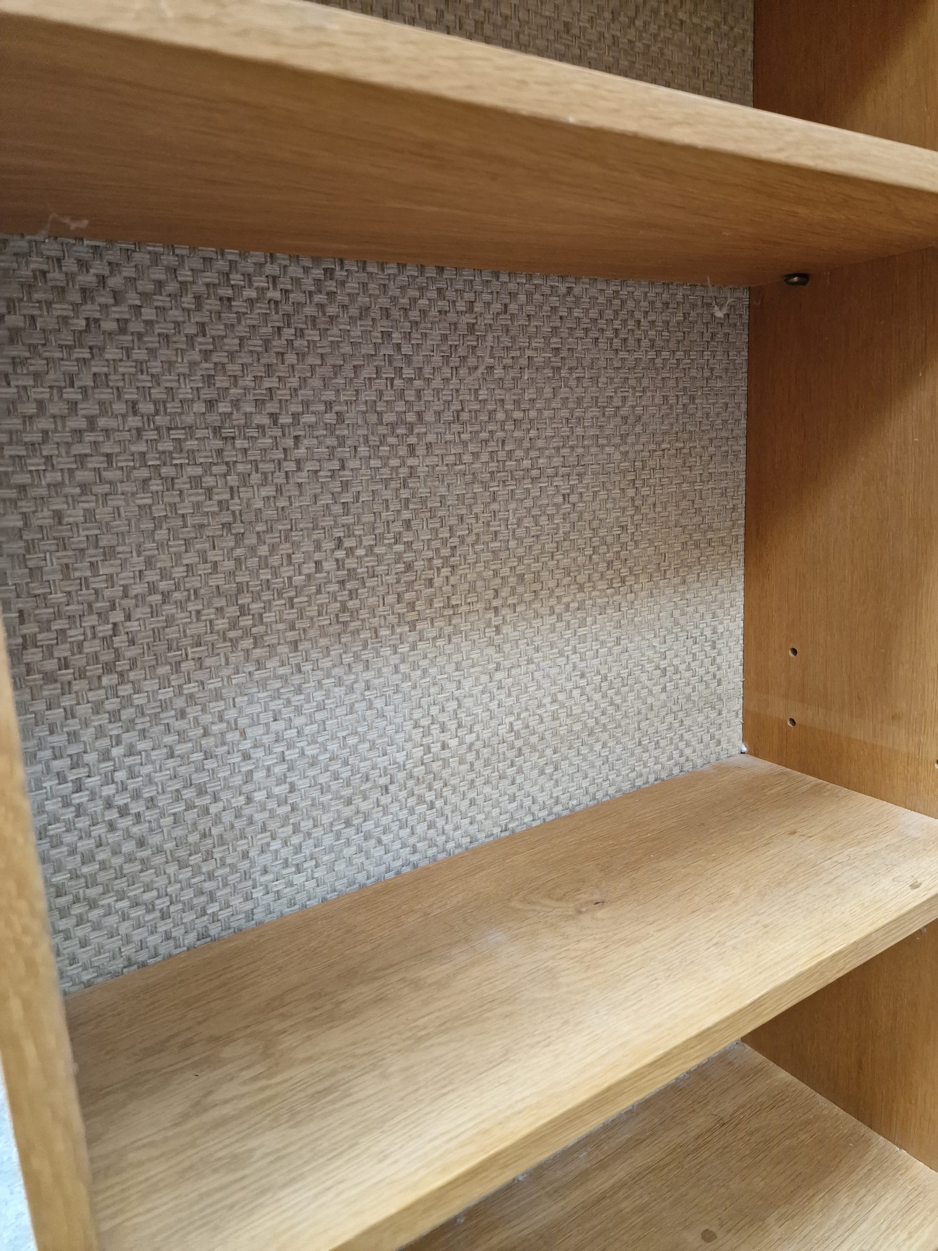 2 smalle reoler/natborde, egetræ