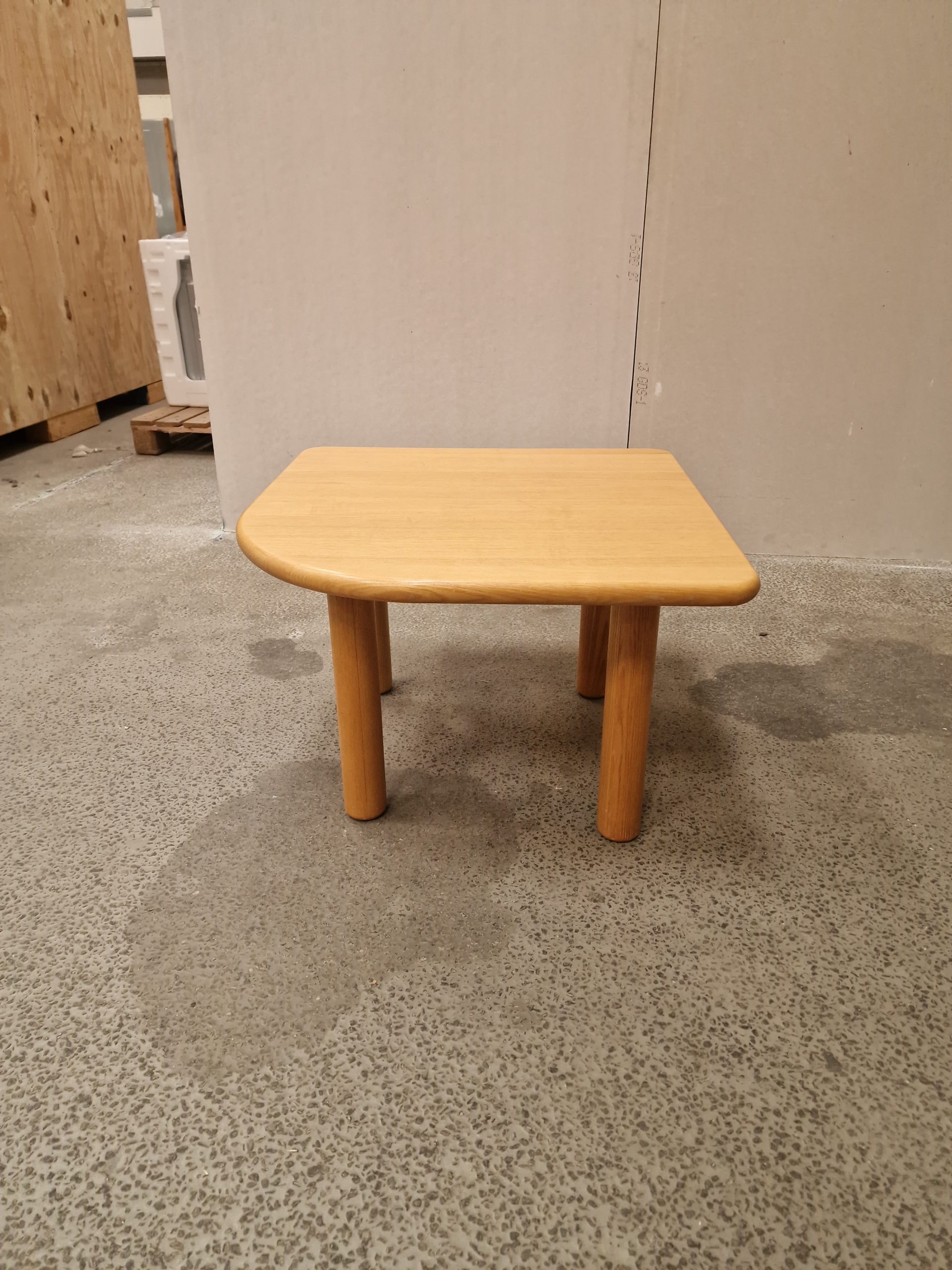 Sofabord, hjørne, massiv egetræ