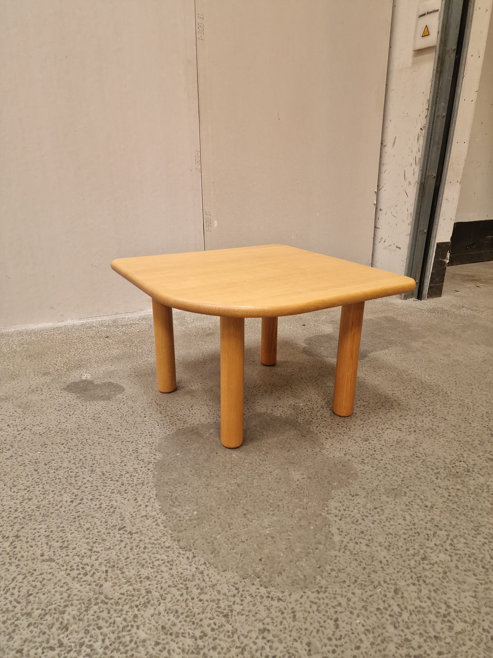 Sofabord, hjørne, massiv egetræ