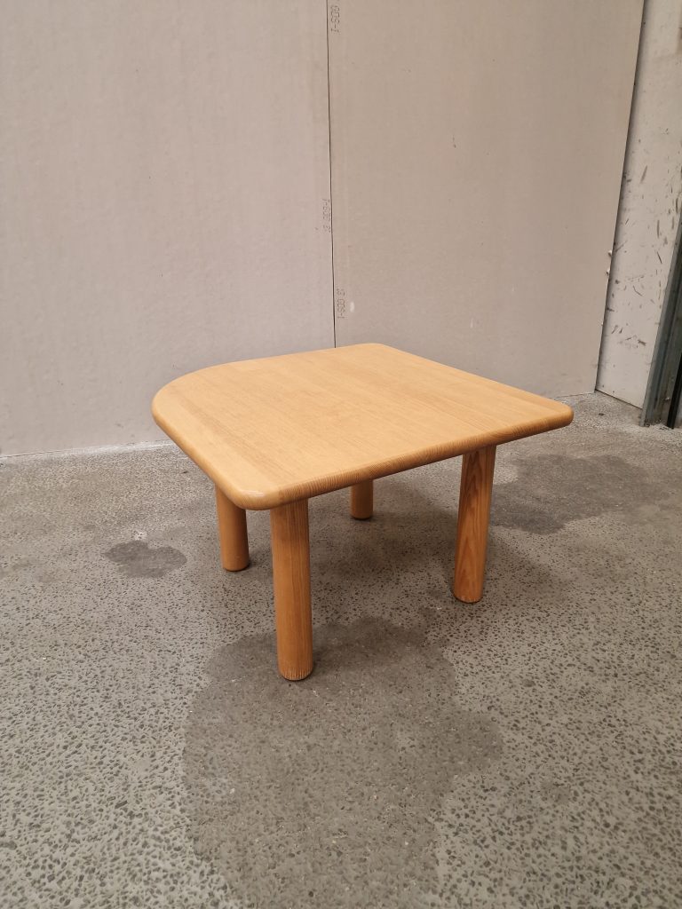 Sofabord, hjørne, massiv egetræ