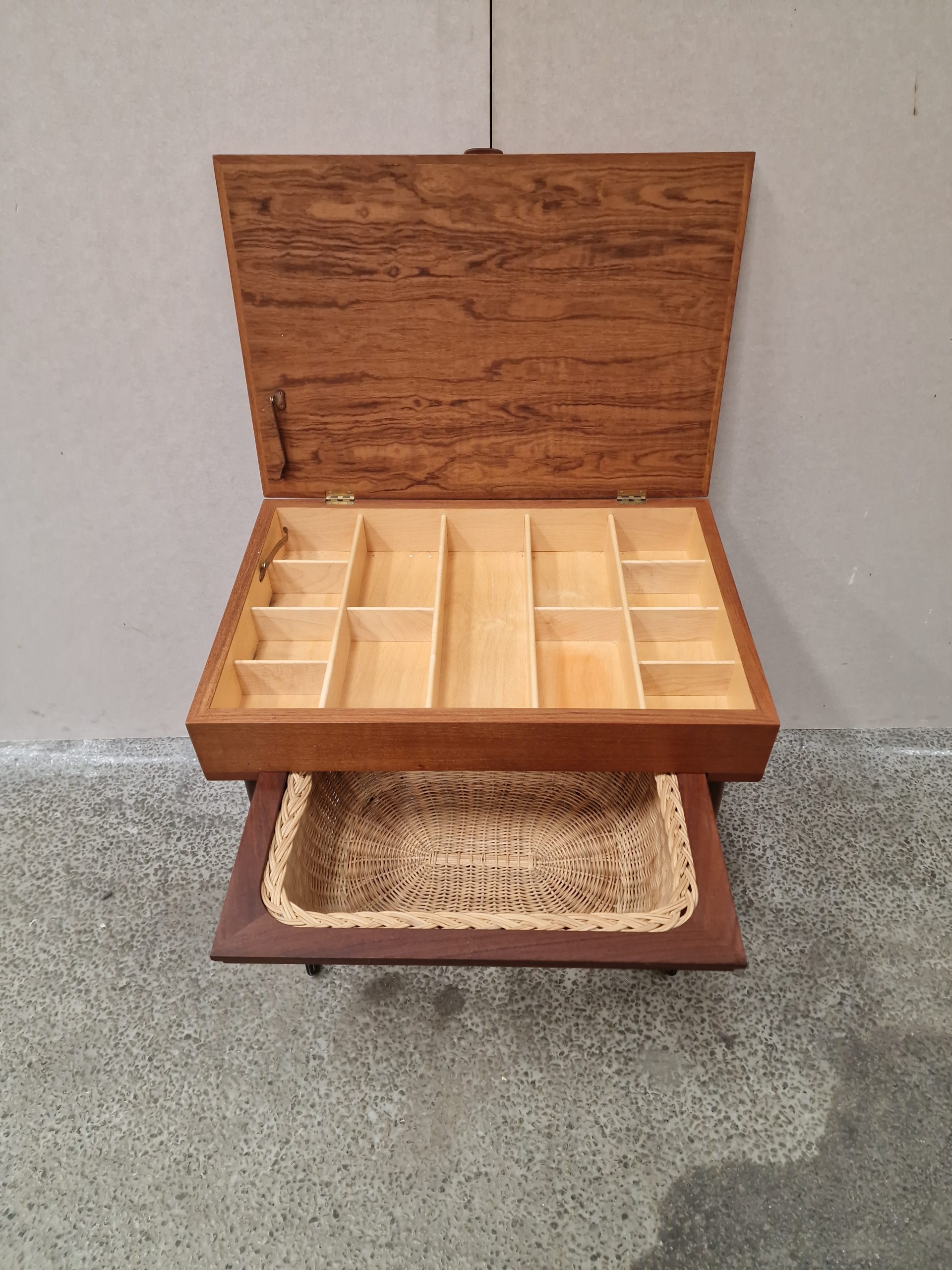 Sybord, teak, FDB/Ejvind Johansson