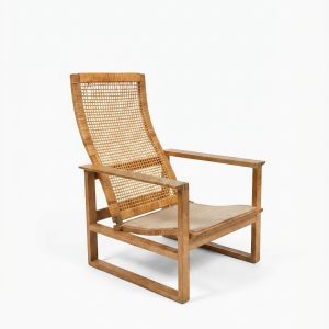 Børge Mogensen Slædestol egetræ og flet