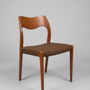 Spisestol i massiv teak, N.O. Møller model 71