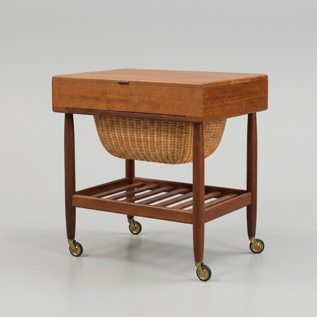 Sybord, teak, FDB/Ejvind Johansson