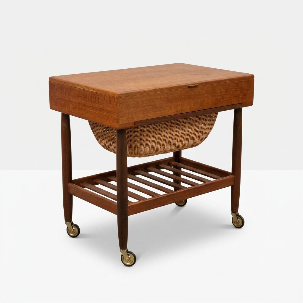 Sybord, teak, FDB/Ejvind Johansson