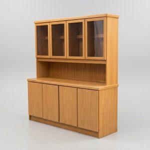 Skænk med glasvitrine, teak, Christian Linneberg